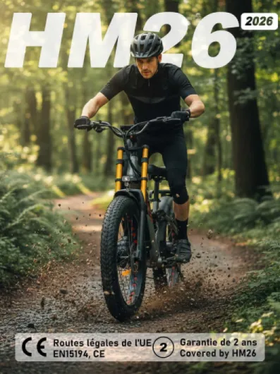 HANEVEAR HM26 Vélo Électrique, 150KM+ VTT Électrique Batterie LG 52 V 20,8 Ah, Capteur de Couple, Moteur de 95 Nm et Fat Bike Électrique Tout Suspendu, E-Bike pour Femmes Hommes Noir