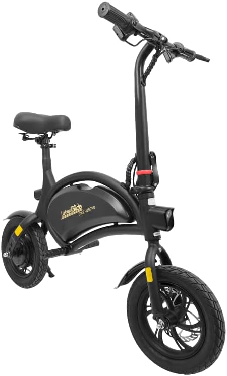 UrbanGlide Draisienne e-Bike 120 Pro - Roues 12'' - 350W - 6Ah - Bequille