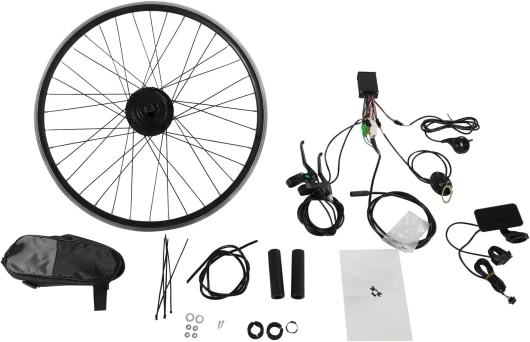 UHDUIG Kit de modification de vélo électrique 28/29" 700C 36 V 250 W Kit de conversion de vélo électrique Moteur avant sans balais et sans transmission Silencieux