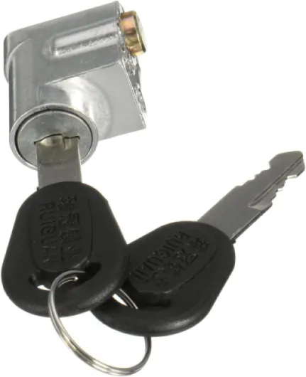 Serrure De Sécurité De Batterie De Commutateur D'Allumage Pour Moto Scooter Électrique De Vélo + 2 Clefs