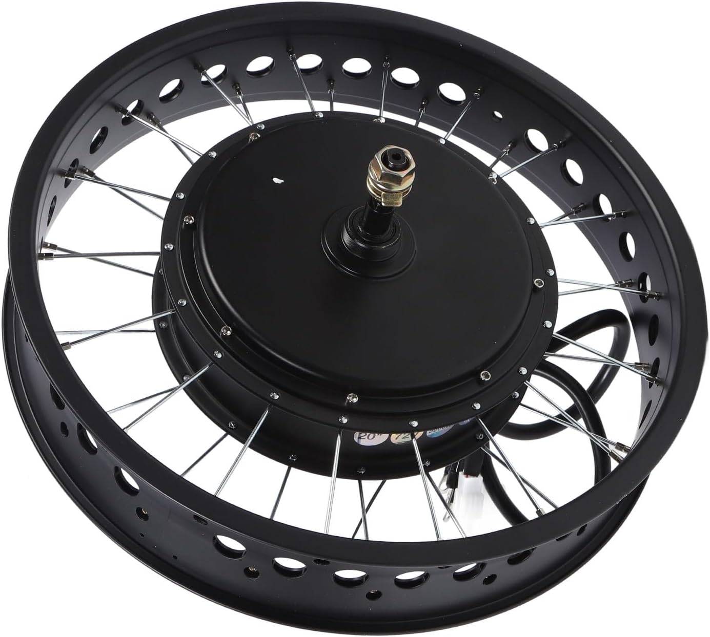 Kit de Conversion de Vélo électrique, Roue Arrière de 20 Pouces, 72V, 5000W, Contrôleur de Moteur, écran Couleur, Pièces de Conversion