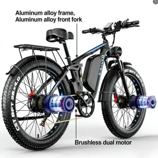 Test EB7Pro Pudari : le gros fatbike double moteur qui envoie mais pas sans compromis