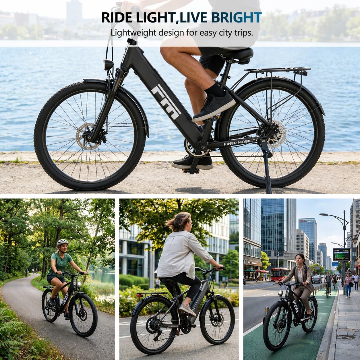 Vélo Électrique 27,5 Pouces, Moteur 250W, Batterie Amovible 36V 13Ah, Shimano 7 Vitesses, Freins à Disque, Écran LCD, Assistance 25 km/h, VTT Adulte Mixte Ville et Loisirs Noir