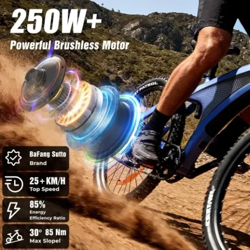 Test HX Q5 Shark : un VTT électrique costaud mais pas léger du tout