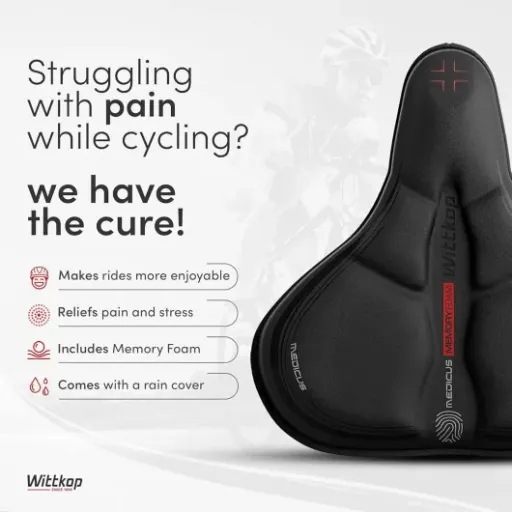 Test WITTKOP Coussin de Selle Ville : le truc simple qui sauve tes fesses sur vélo et vélo d’appart