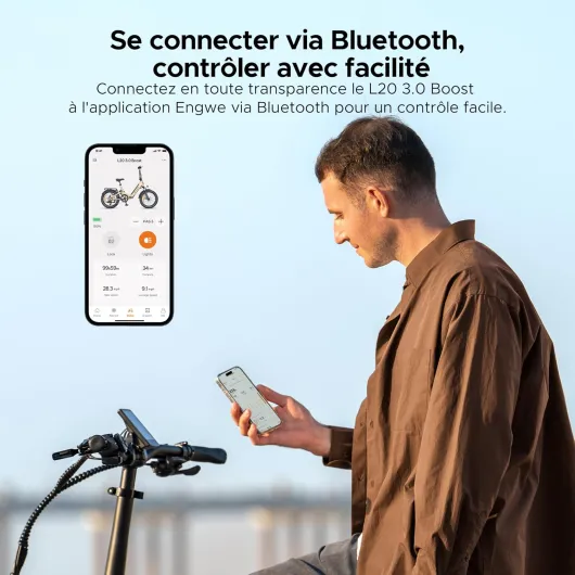Velo Electrique avec APP, Vélo électrique Batterie 48V 13,5 Ah jusqu'à 135 km, Capteur de Couple et Freins Hydrauliques, Pneus 20 * 3.0, 2 Heures de Charge Noir
